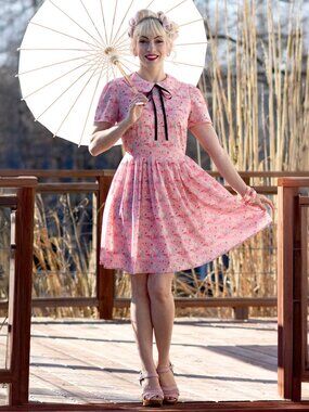 Mid Mod Babydoll Circle Dress